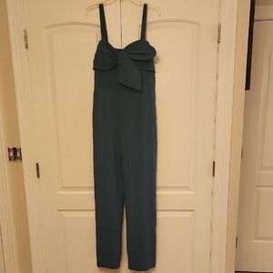 Lilly Pulitzer Teal Bow Jumpsuit